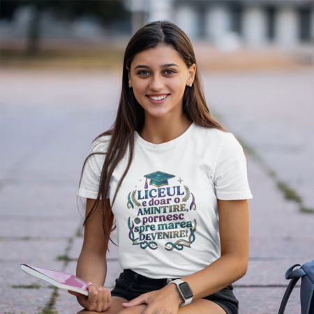 Tricou Facultate, alb TP226 [1]