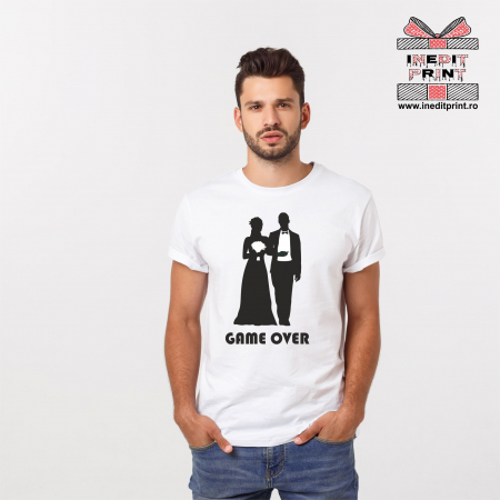 Tricouri pentru tine - Tricou Game over TP84