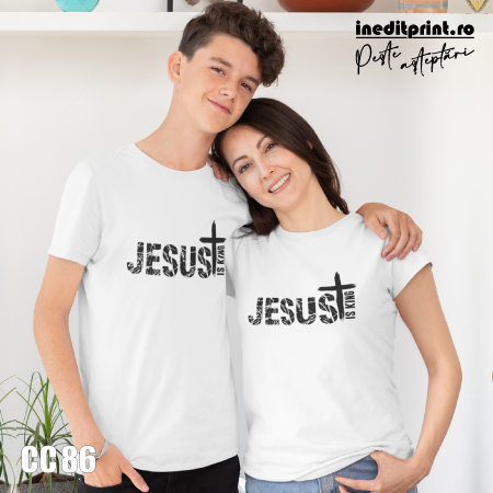 Tricouri - Tricou Jesus Is King CC86