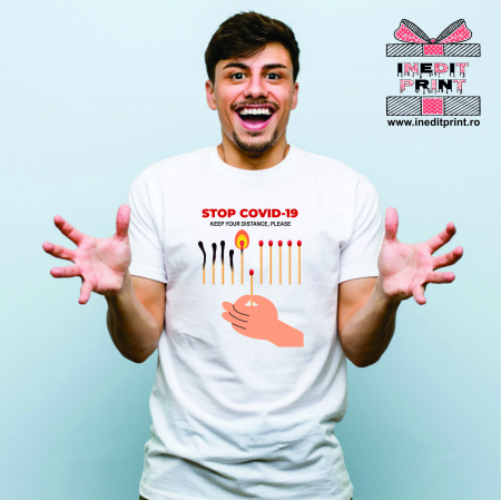 Tricouri pentru tine - Tricou STOP COVID