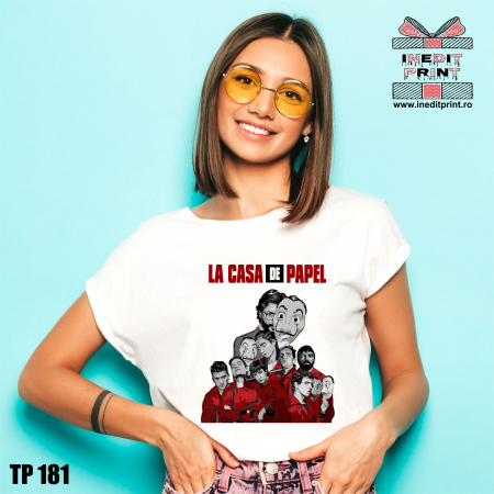 Tricouri pentru tine - Tricou La Casa de Papel TP179