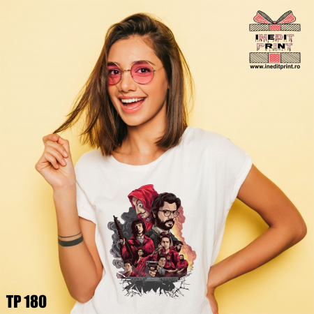Tricouri pentru tine - Tricou La Casa de Papel TP180