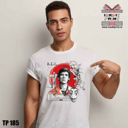 Tricouri pentru tine - Tricou La Casa de Papel Rio TP185