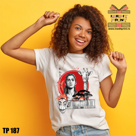 Tricouri pentru tine - Tricou La Casa de Papel Nairobi TP187
