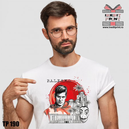 Tricouri pentru tine - Tricou La Casa de Papel Palermo TP190