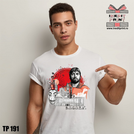 Tricouri - Tricou La Casa de Papel Bogota TP191