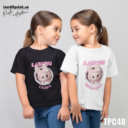 Tricouri - Tricou Labubu personalizat copii TPC48