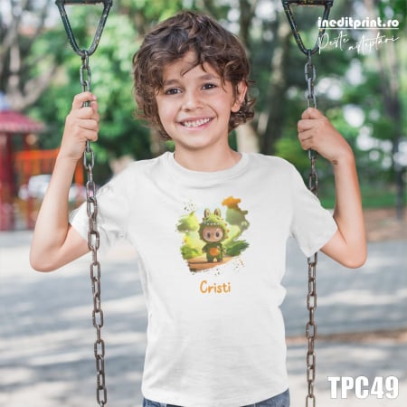 Tricouri pentru copii - Tricou Labubu personalizat copii TPC49