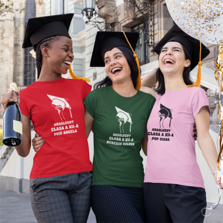 Tricou personalizat absolvenți ”ABSOLVENT” TA8.2