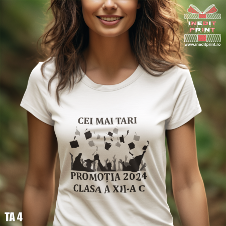 Tricouri pentru tine - Tricou personalizat absolvenți  ”Cei mai tari” TA4.2