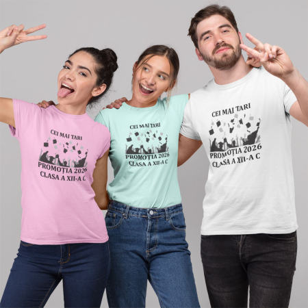 Tricou personalizat absolvenți  ”Cei mai tari” TA4.2