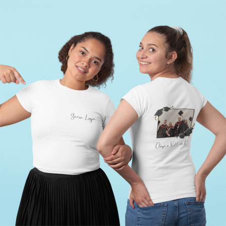 Tricou personalizat absolvenți cu poză și nume TA6.2