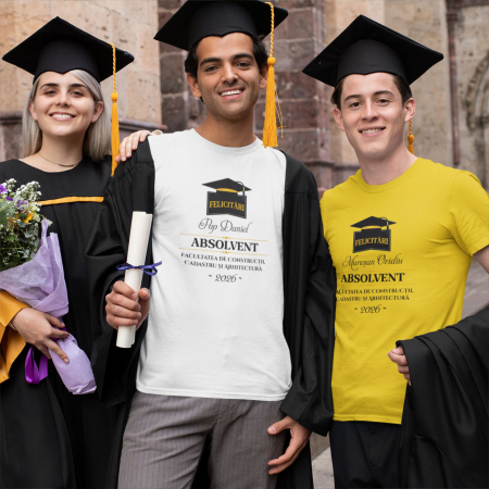 Tricou personalizat absolvenți TA1.2
