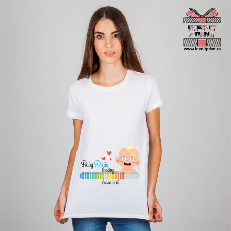 Tricouri - Tricou Personalizat Baby is coming TP158