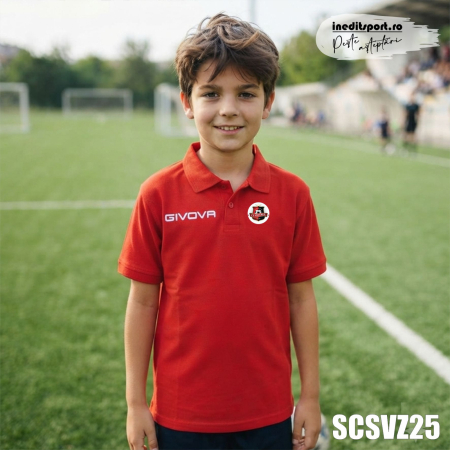 Sport - Tricou polo personalizat cu sigla C.S. Viitorul Zalau SCSVZ25