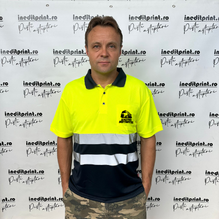 Imbracaminte Reflectorizanta - Tricou Polo Reflectorizant TPR2