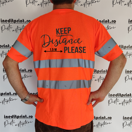 Tricou reflectorizant Keep Distance TRM1 [1]