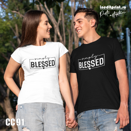 Tricouri - Tricou Simply Blessed CC91