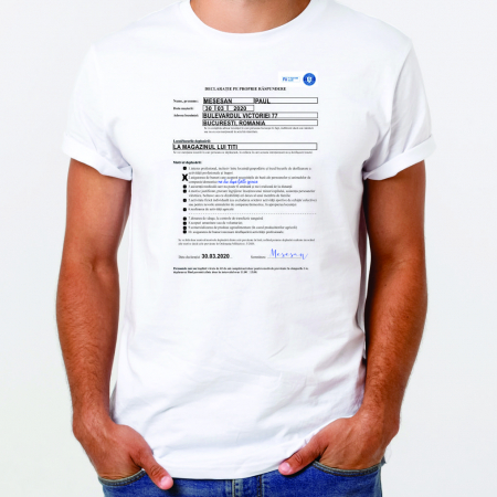 Tricou declaratie personalizat [2]