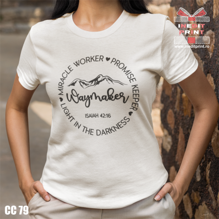 Tricouri - Tricou Verset Isaiah 42:16 CC79
