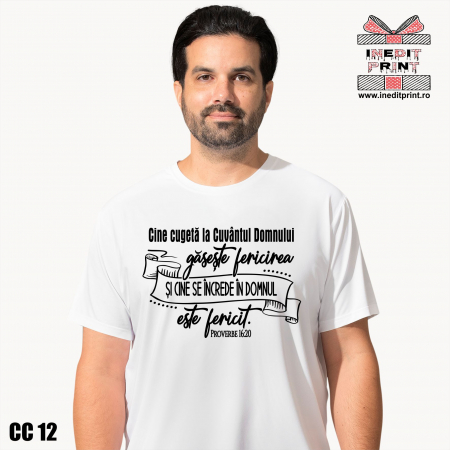 Tricou Verset Proverbe 16:20 CC12 [1]