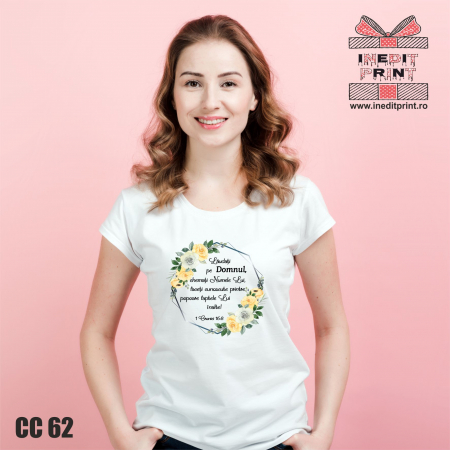 Tricou Verset 1 Cronici 16:8 CC62