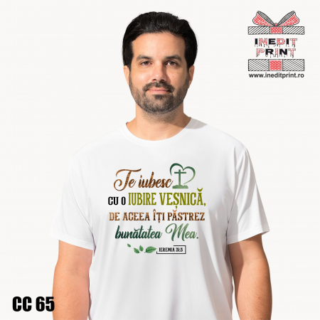 Tricou Verset Ieremia 31:3 CC65 [1]