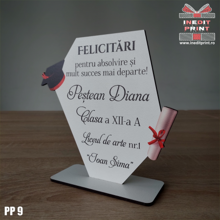 Trofeu personalizat ”Absolvent” PP9 [1]