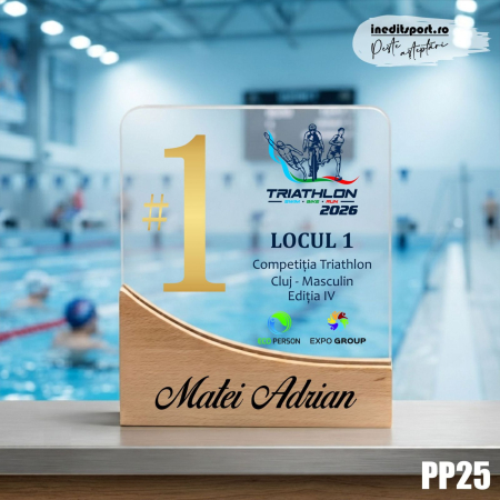 Trofeu personalizat Competitii Sportive PP25