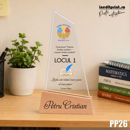 Trofee - Trofeu personalizat Concurs Scolar PP26