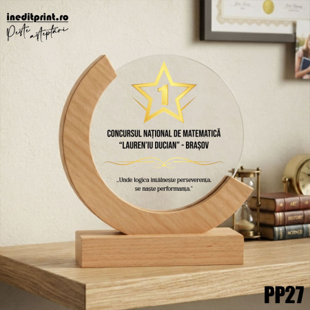 Trofee - Trofeu personalizat Concurs Scolar PP27
