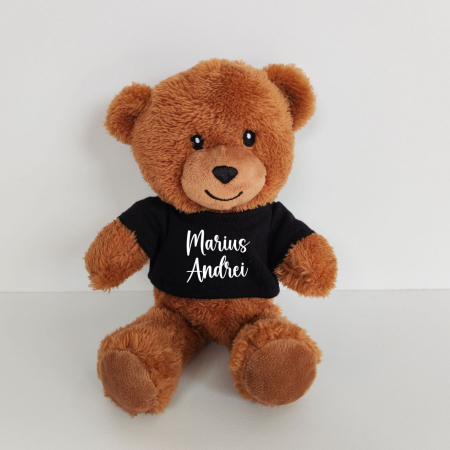 Ursulet Teddy Negru Personalizat PLUS1 [1]