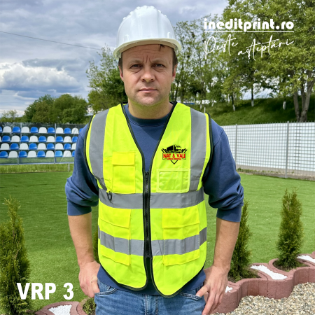 Imbracaminte Reflectorizanta - Vestă personalizată reflectorizantă EXECUTIVE VPR3