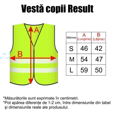 Vesta personalizata reflectorizanta pentru COPII - VRC1 [2]