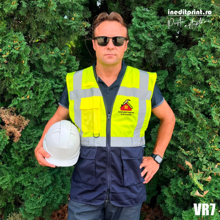 Veste - Vesta reflectorizanta Essential Contrast, XS, galben fluo VR7