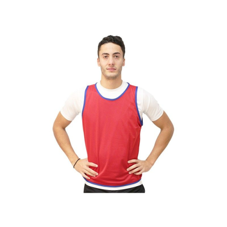 Vesta reversibila unisex albastru/rosu [1]