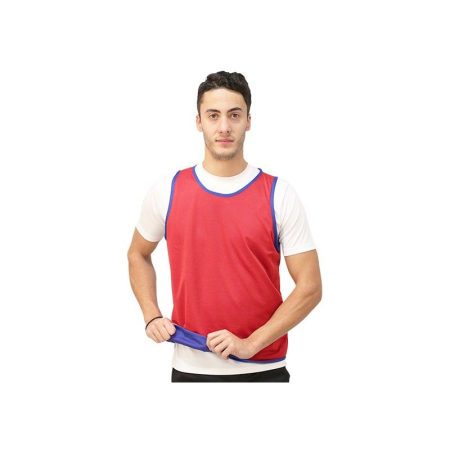 Vesta reversibila unisex albastru/rosu [2]