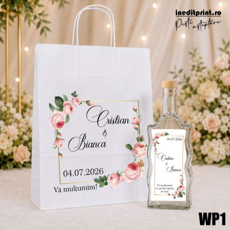WEDDING Pack - Wedding Pack - punga si eticheta personalizata WP1