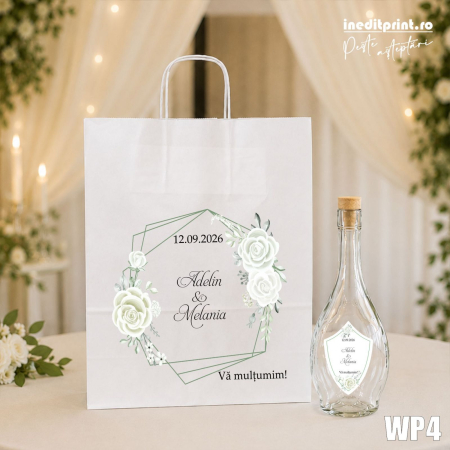 WEDDING Pack - Wedding Pack - punga si eticheta personalizata WP4
