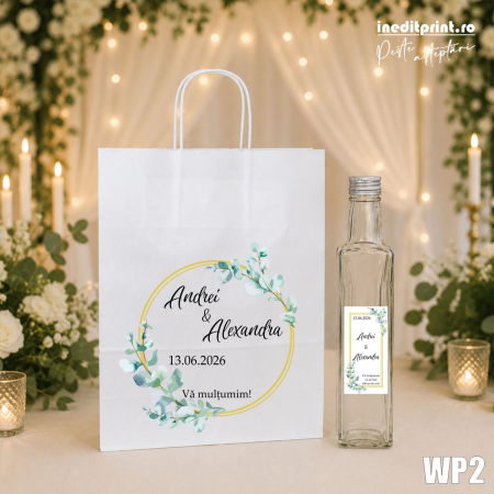 WEDDING Pack - Wedding Pack - punga si eticheta personalizata WP2