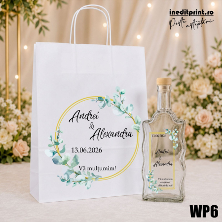 WEDDING Pack - Wedding Pack - punga si eticheta personalizata WP6