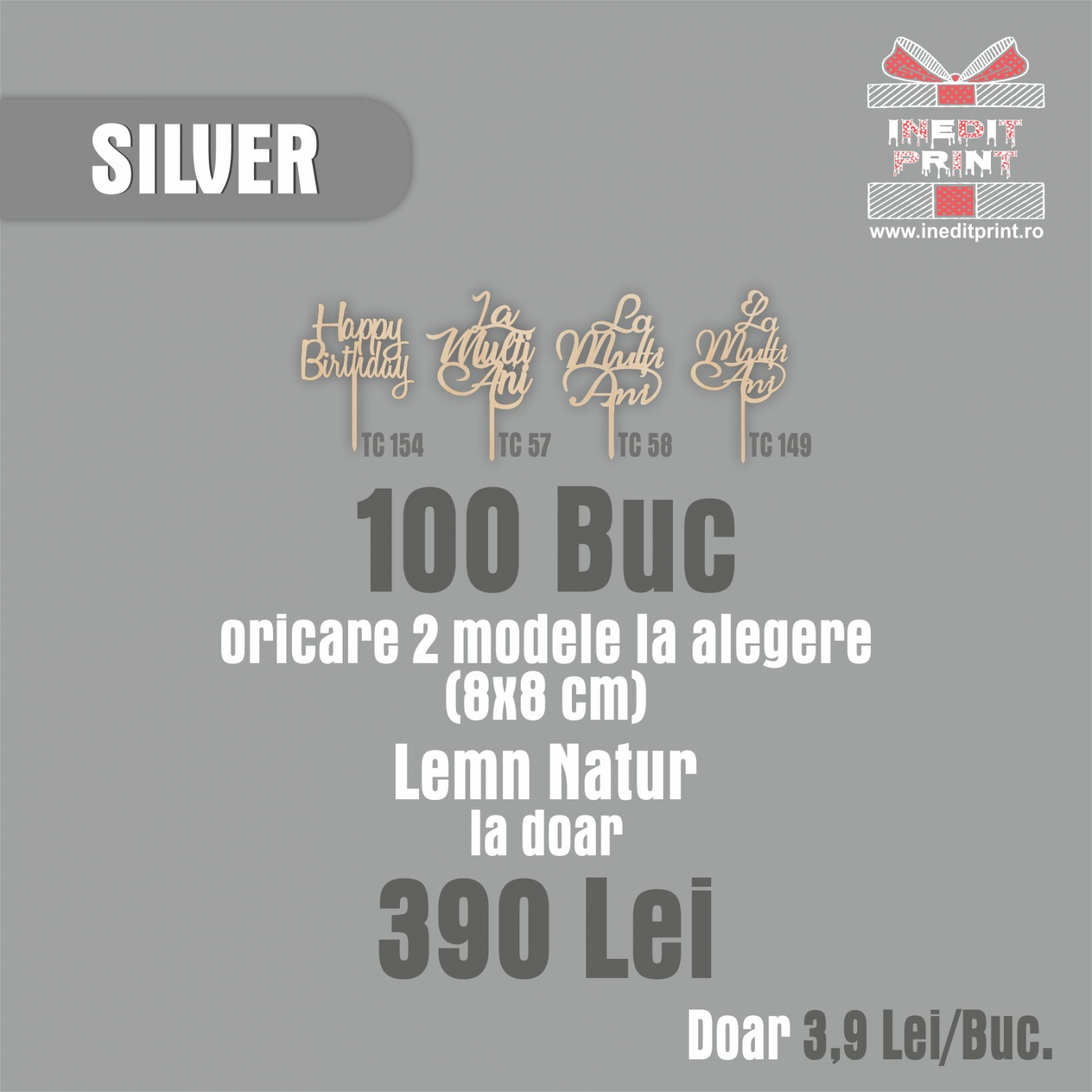 Silver Pack - 100 Bucati