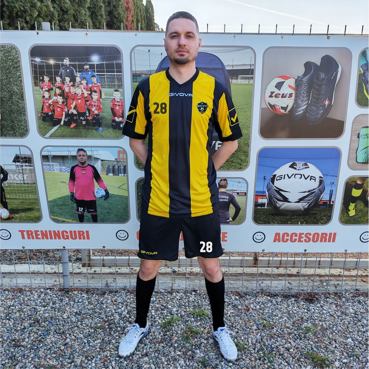 Kit Catalano MC GIVOVA - KITC26 GALBEN CU NEGRU, M