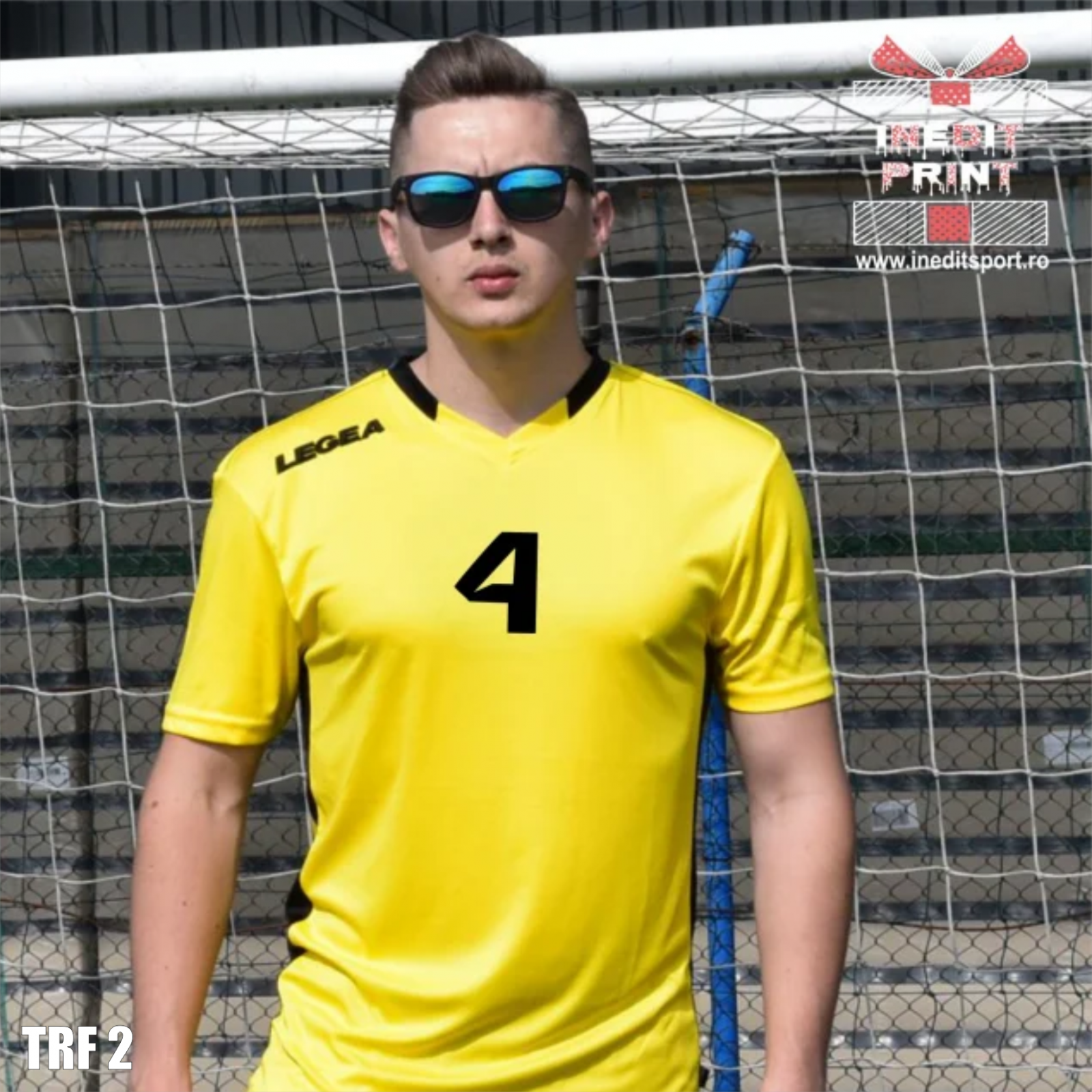 Tricou fotbal copii si adulti LEGEA TRF2 XXL, Galben