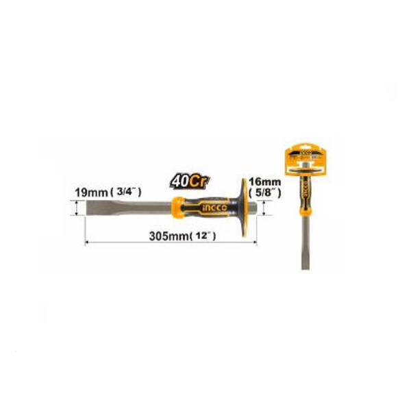 Dalta plata, dreapta maner ergonomic protectie, 305mm, PROFI - INGCO HCCL851916 [2]