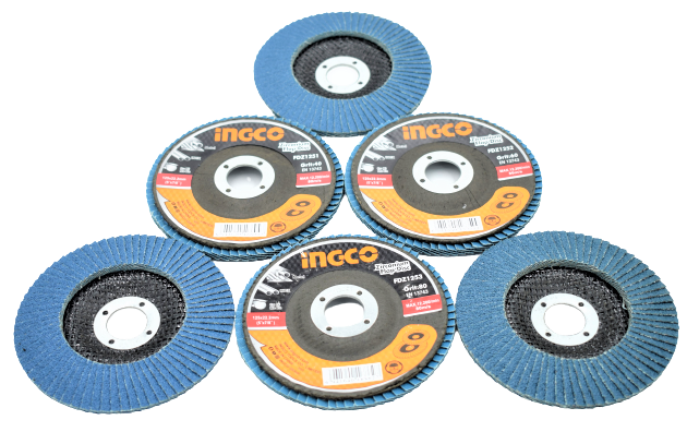 Disc abraziv lamelar cu zirconiu, 125mm - INGCO FDZ1251 [6]