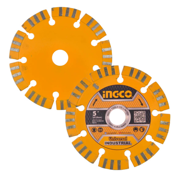 Disc diamantat 130mm, 5'', ax 20mm, pentru masina caneluri - INGCO DMD011301 [2]