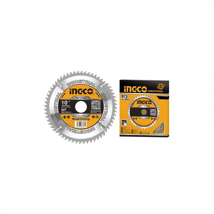 Disc, panza cu vidia, 254mm x 30mm, 60 dinti - INGCO TSB125423 [2]
