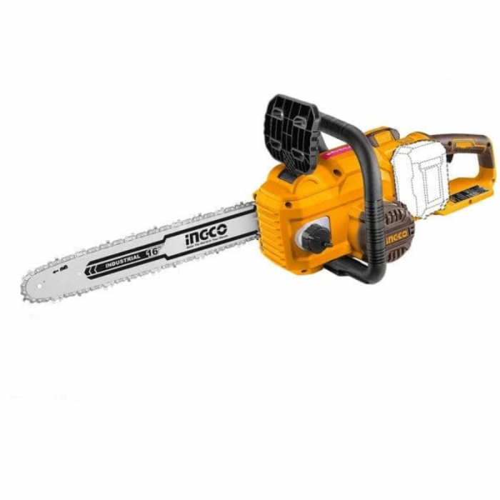 Fierastrau cu Lant, Drujba pe acumulatori, 40V, 2 x 20V, lama 40cm, Motor fara Perii [2]
