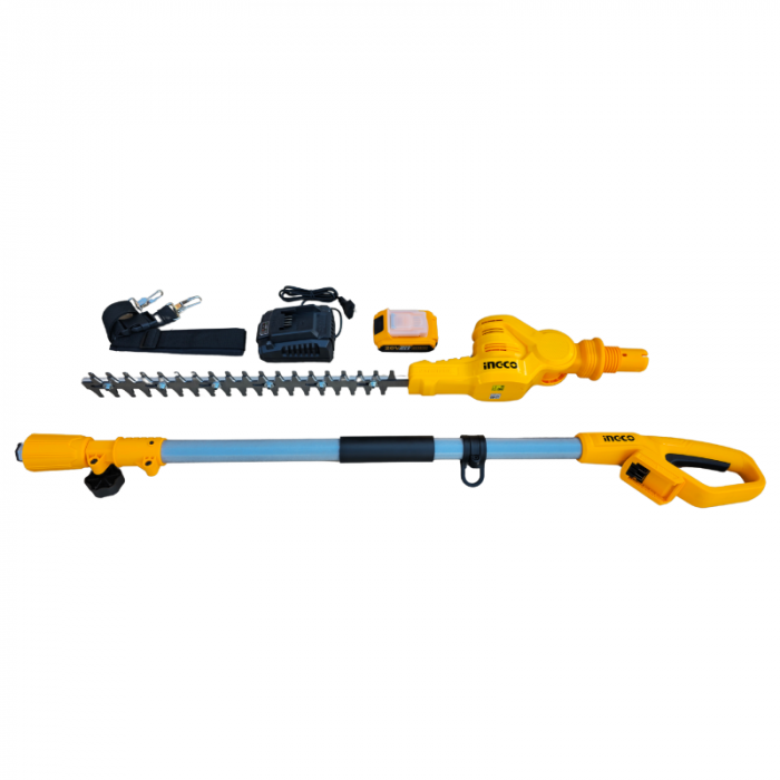 Fierastrau cu acumulator si incarcator, telescopic pentru tuns gard viu [3]